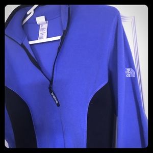 Purple and Black North Face Fleece